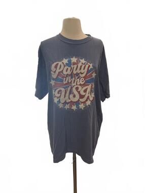 Comfort Colors XL Party in the USA Graphic T-Shirt